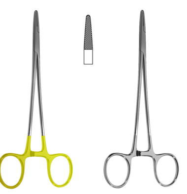 <p>Cat: Suturing and Stapling</p><p>Use: holding small to medium suture needles</p>