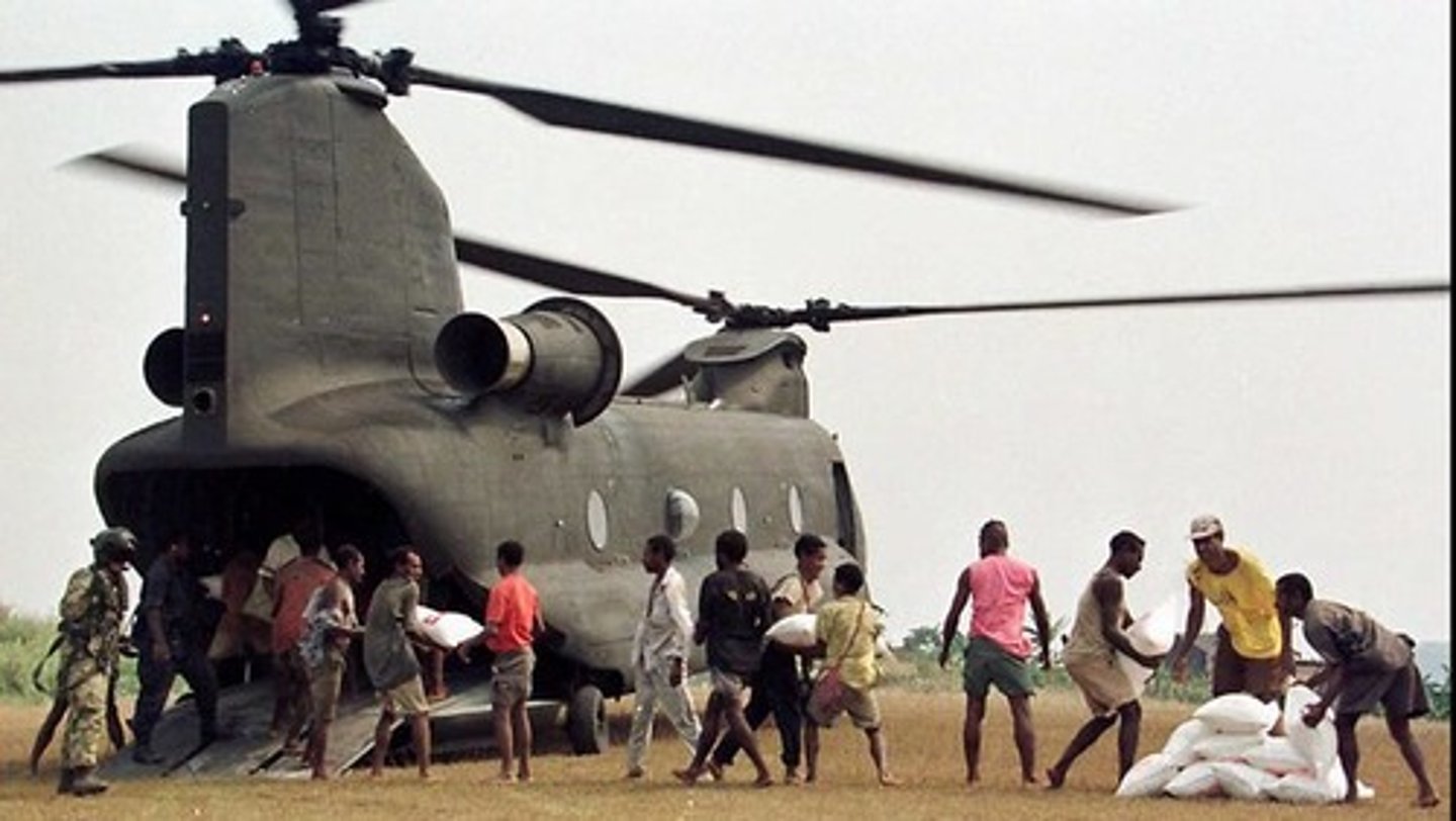 <p>Money, supplies, and other goods, as well as expertise, given by one country to another</p>