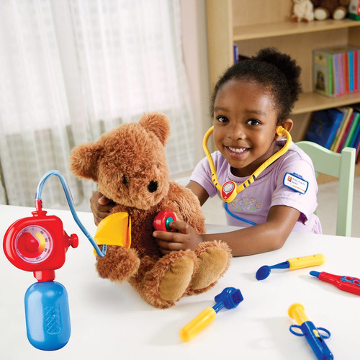 <p>(A) I only</p><p>A child in the preoperational stage can perform symbolic/pretend play. Both reversible actions and mental math are traits of operational thought, which are not developed until later.</p>