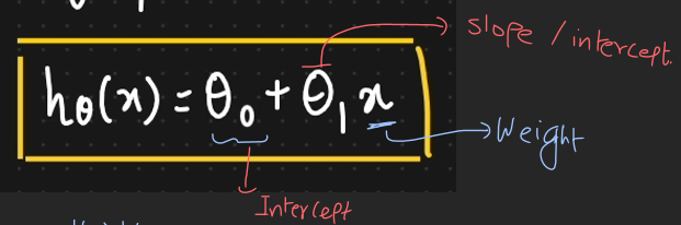<p>y = mx+c</p>