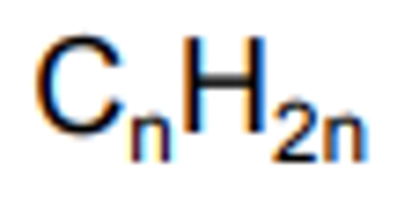 <p>CnH2n</p>