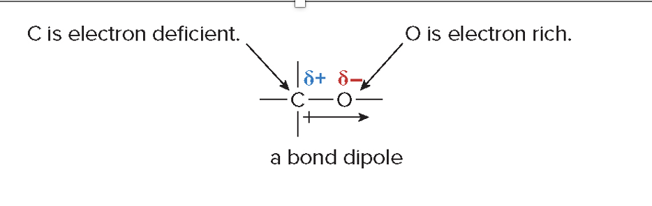 <p>A measure of the separation of positive and negative charge in a molecule due to bond polarity.</p>
