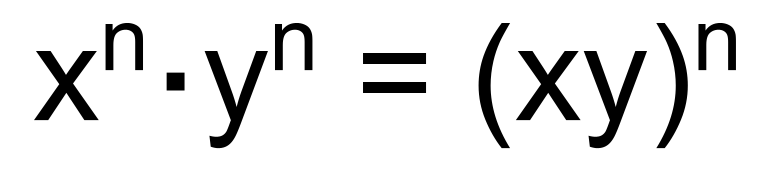 <p>Rules of exponent operations: Multiplying with different bases.</p>