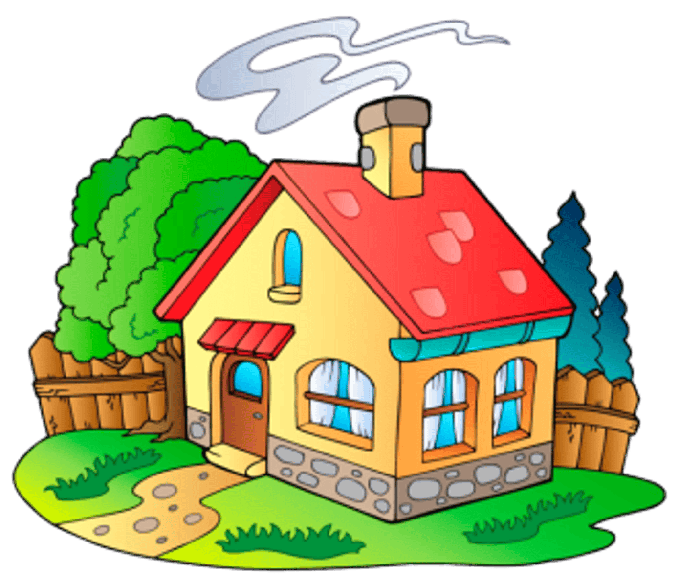 <p>It's Pilar's house</p>