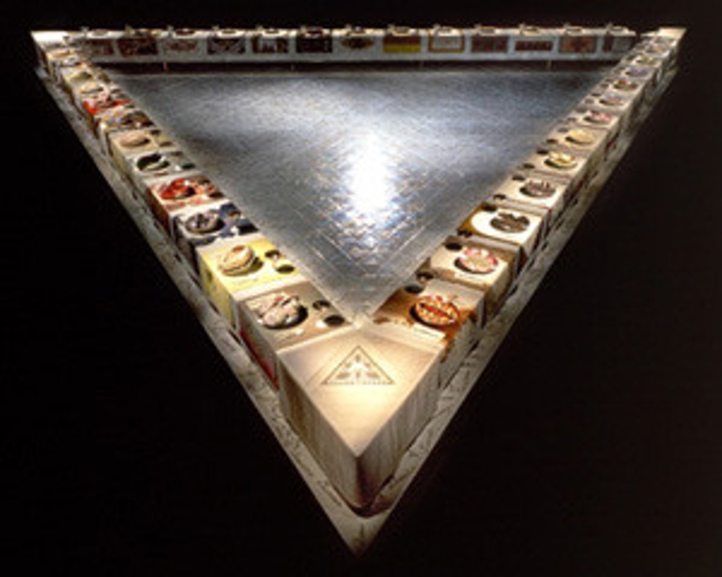 <p>Judy Chicago</p><p>1979</p><p>detail of Georgia O'Keefe setting</p><p>Notes: Taught in Cal State system. SJSU? Women House group in the 70s. Started to think about women artists and how to reintroduce them into history.Commissioner: Purchased by Brooklyn Museum now.</p><p>Original Location:</p><p>Style: Feminist Art</p><p>Characteristics: Ceramics and embroidery. With 999 other famous women in history written on it. Traditional women's art form. Designs for each women a table runner and a plate. Glass is same all around. Plates start out as flat and then become more like reliefs as women become more prominent in history.</p><p>Subject: Last supper for 13 famous women. Instead a triangle of 39 women who each have their own plate settings at the table.</p><p>Function: Showed women as creative beings of art and of life.</p>
