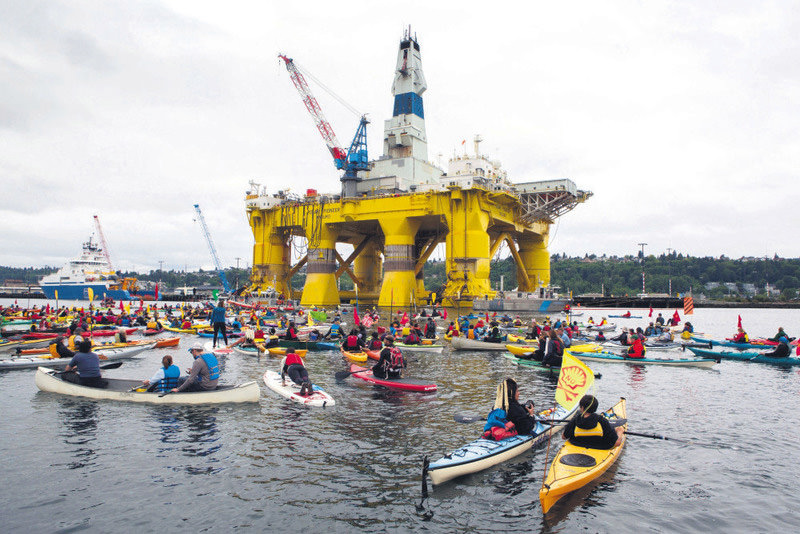 <p>“sHell No!” Seattle Demonstration, 2015</p>