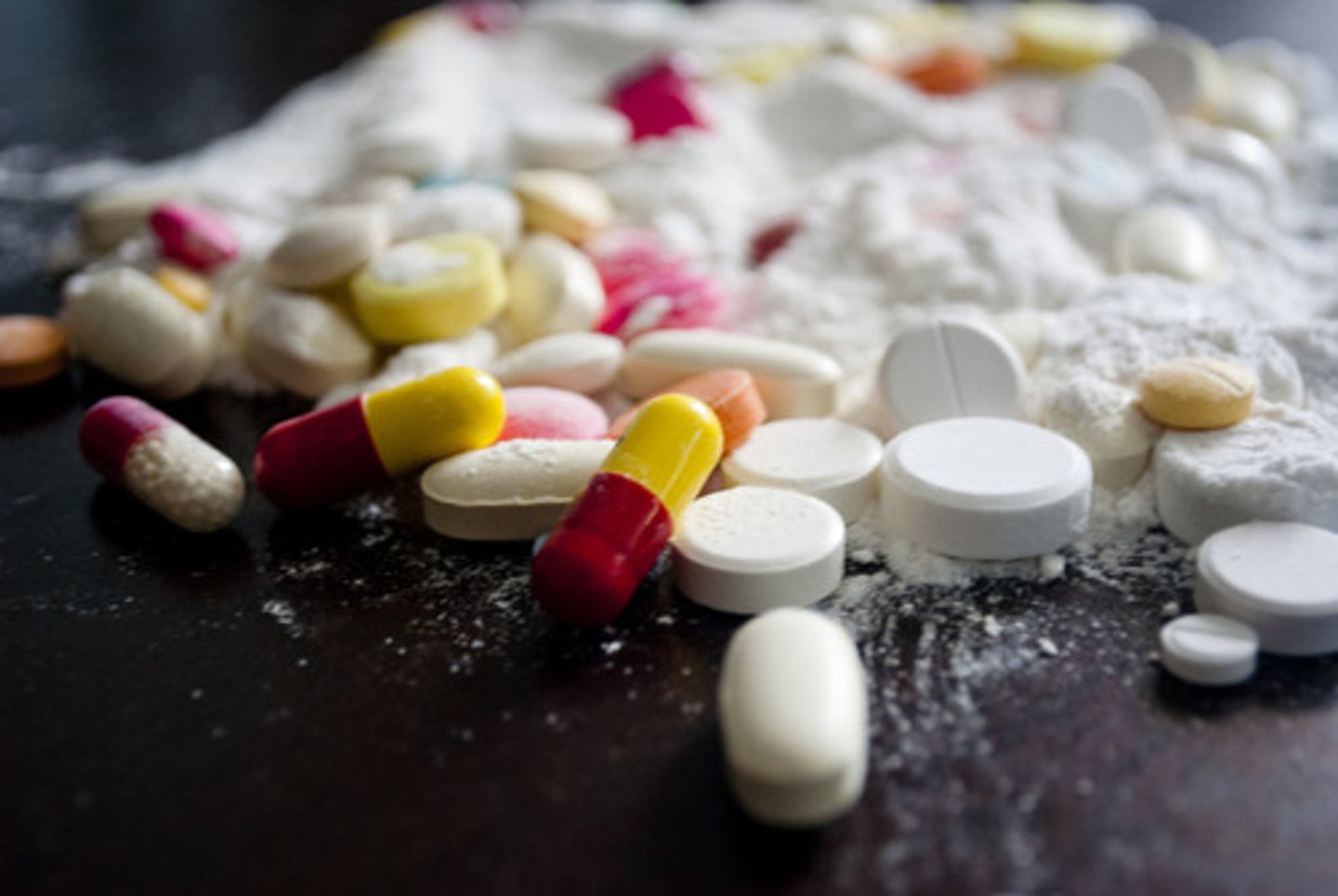 <p>A physiological or psychological dependence on a drug</p>