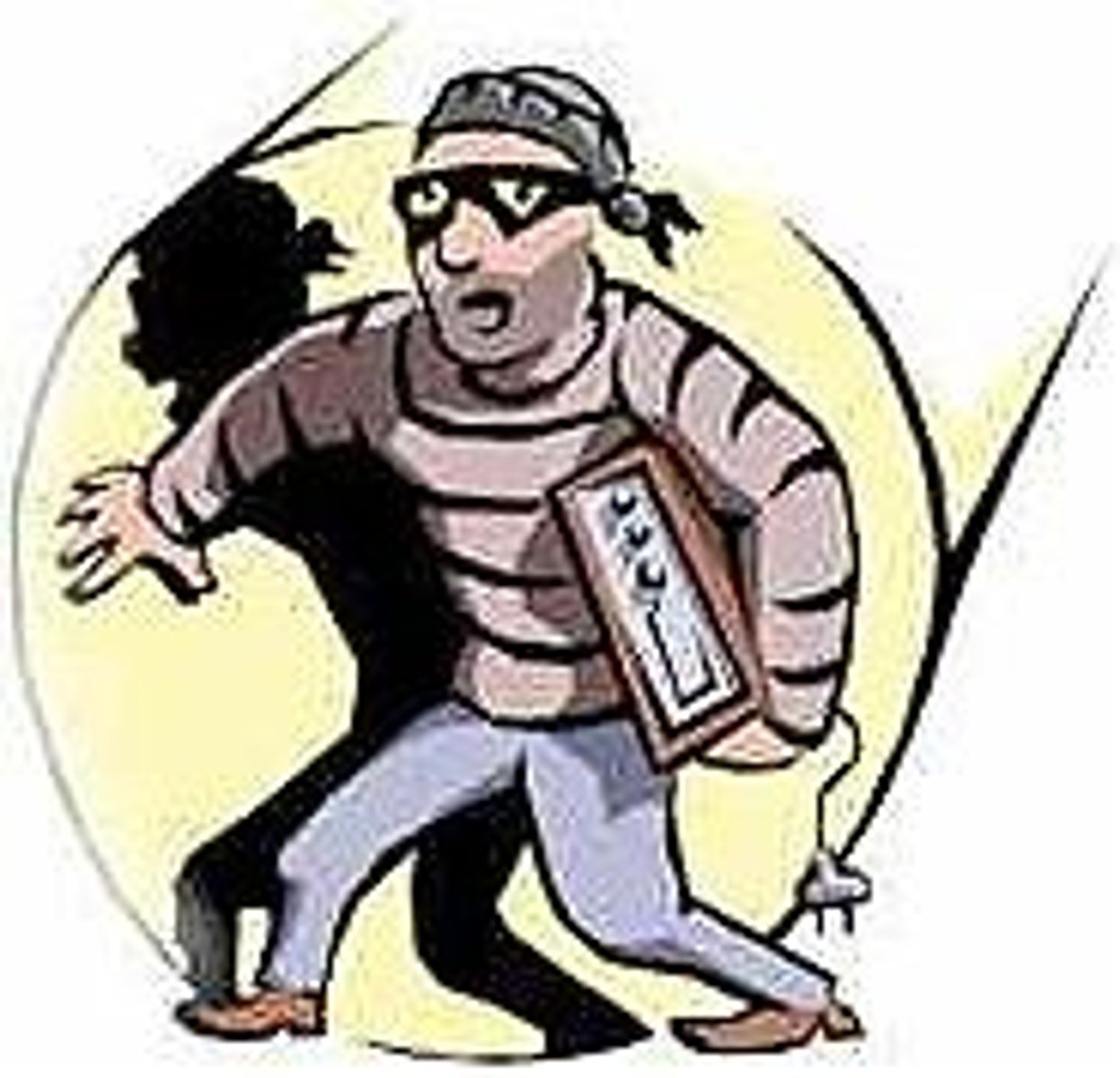 <p>to escape from a place that you are not allowed to leave without permission OR to leave secretly and take with you something, especially money, that does not belong to you</p>