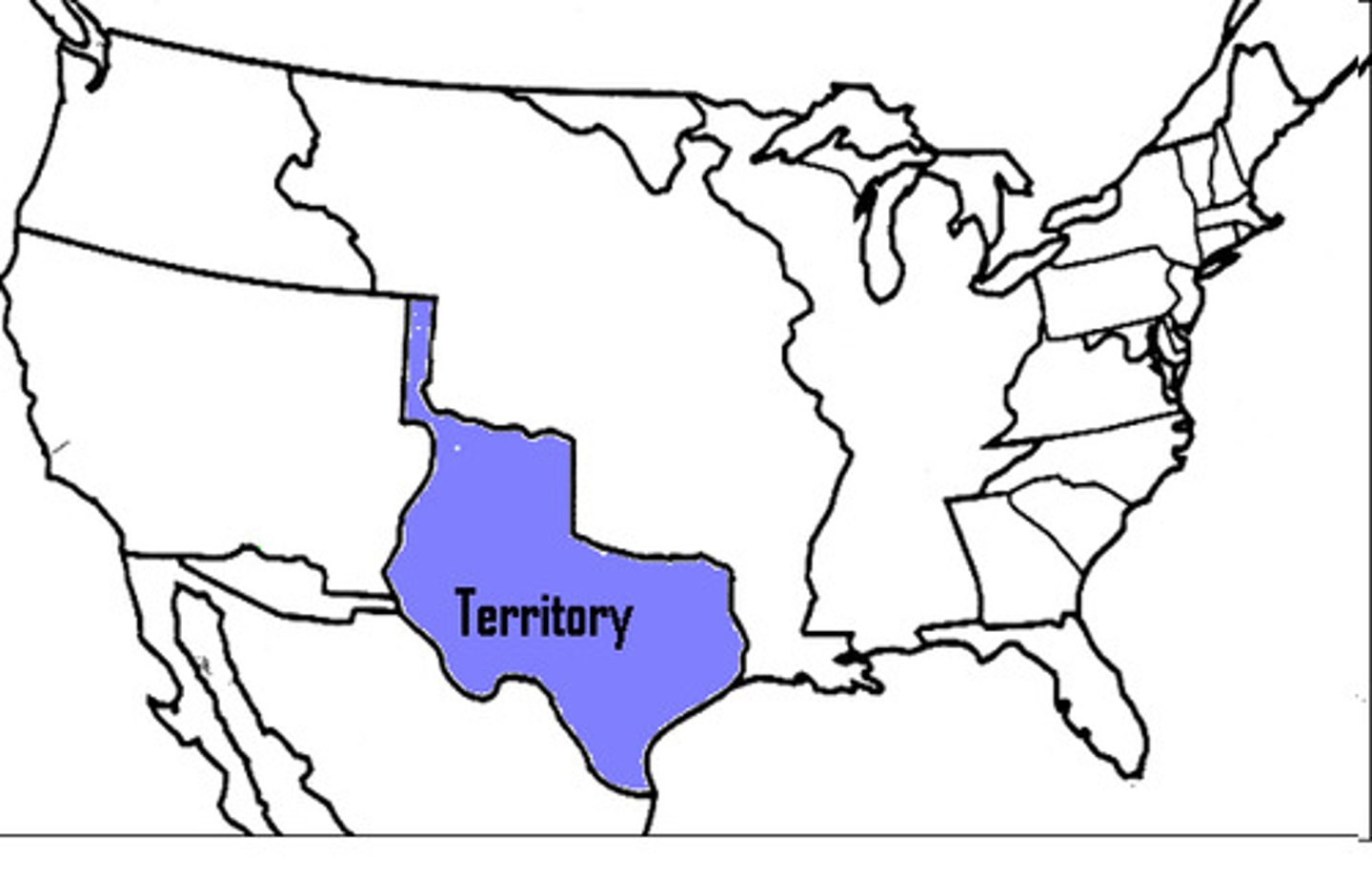<p>-gained from the Republic of Texas (Mexico)</p><p>-1845</p><p>-Annexation of Texas</p>