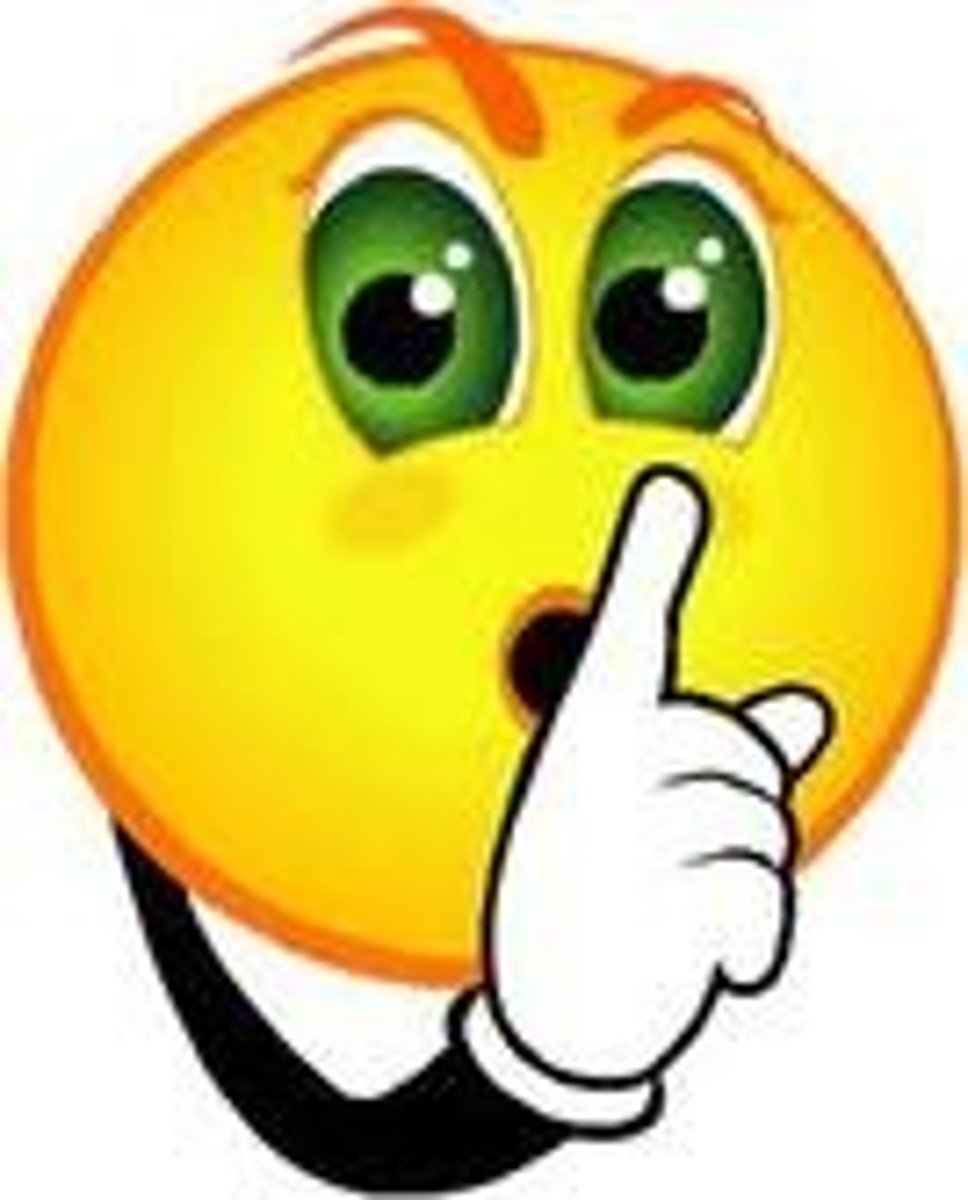 <p>Quiet please!</p>