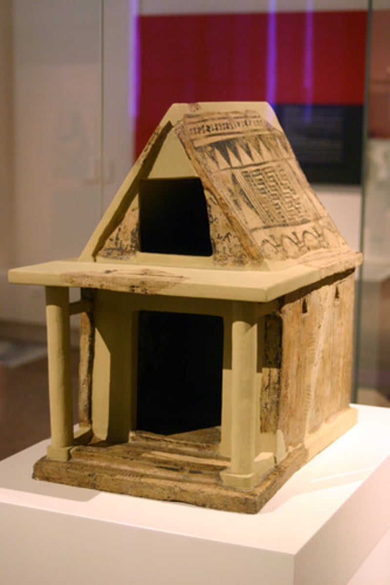 <p>Who: The Apsidal building model from Argos was created by the ancient Greeks1.</p><p>What: It's an apsidal building model, a type of structure that is characteristic of rural societies in Greece1. Apsidal and elliptical buildings have a tradition that goes back to the late Neolithic period1.</p><p>Where: The original findspot is Argos, a city in the Peloponnese, Greece1.</p><p>When: The model dates back to the late 8th century BC1.</p><p>Why it's interesting and important: This apsidal building model is significant because it provides insights into the architectural styles and construction techniques of the time1. It also reflects the societal structures and living conditions of ancient Greece1.</p>