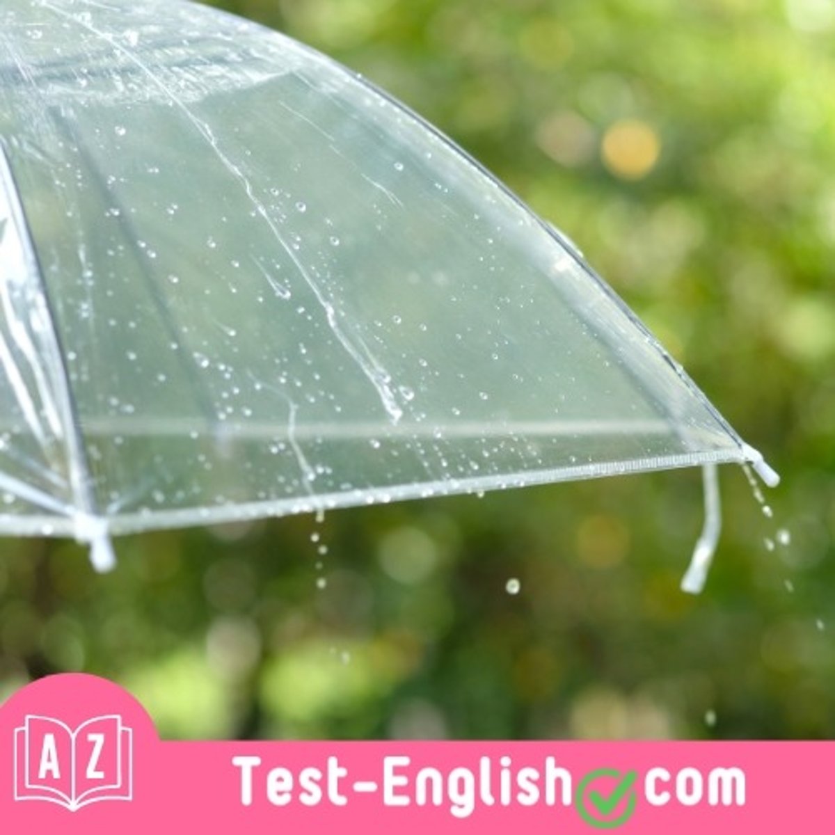 <p>It's a _____ day (with light rain), so don't forget your umbrella.</p>