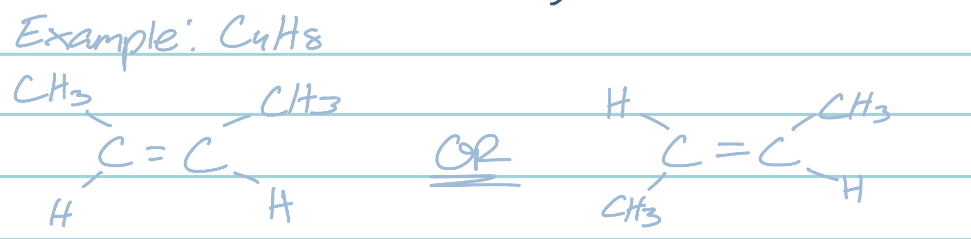 <p>same formula, different arrangement of atoms. to be isomers, it has to have another object to compare with</p>