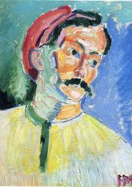 <p>Matisse, Portrait of Derain, 1905, Oil on canvas, 39 × 29 cm</p>