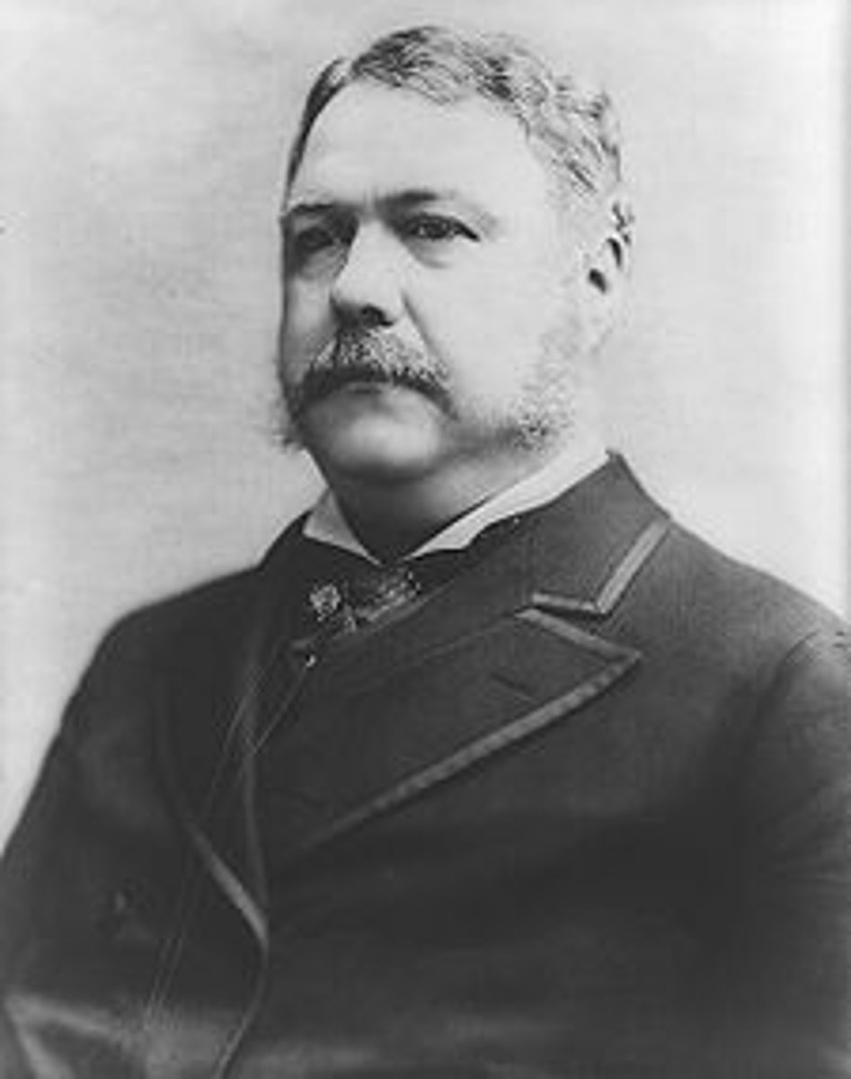 <p>He was the Vice President of James A. Garfield. . He was also in favor of civil service reform.passed the Pendleton Act</p>