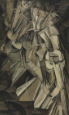 <p>Marcel Duchamp, <em>Nude Descending a Staircase</em></p>