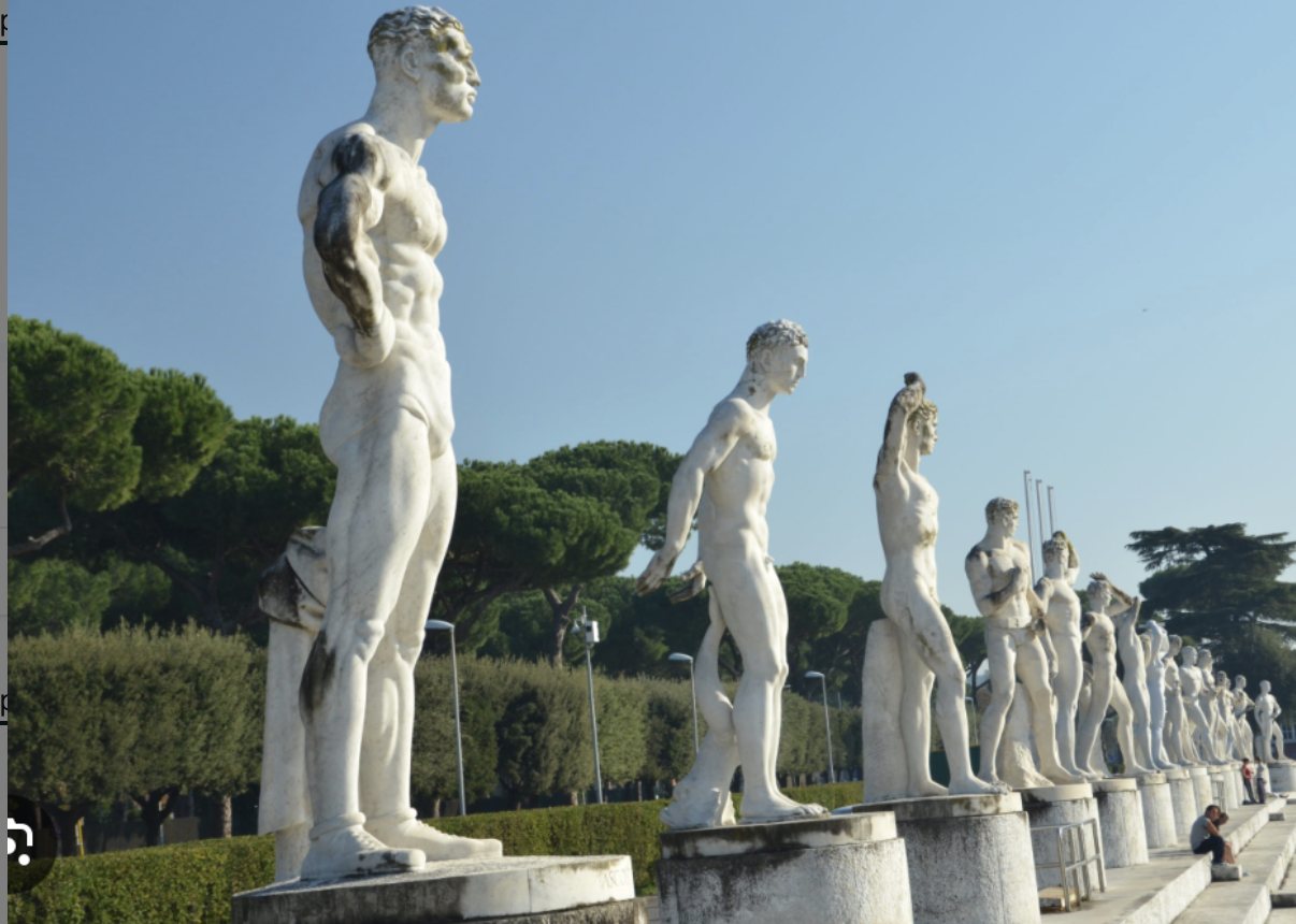 <p>Stadio dei Marmi Sculptures (material)</p>