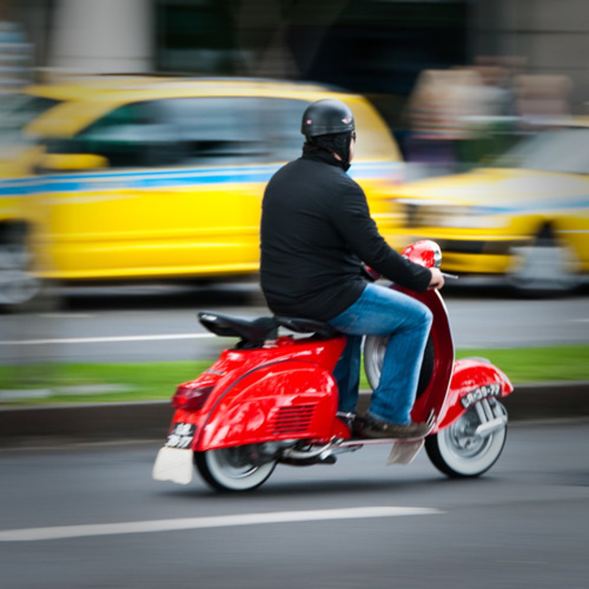 <p>when a vehicle starts to move and leaves</p><p>They _________ off, waving at us from out of the windows.</p>