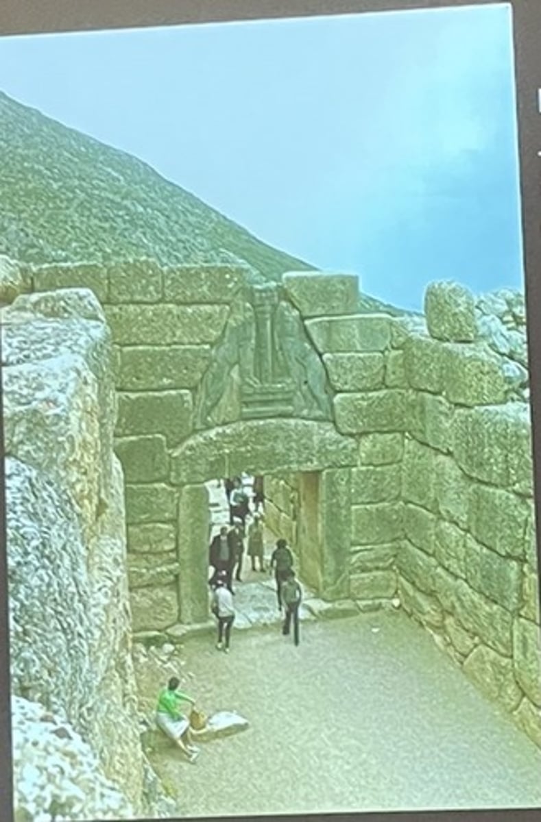 <p>sense of structure was an inheritance from Neolithic period (post and lintel)</p>