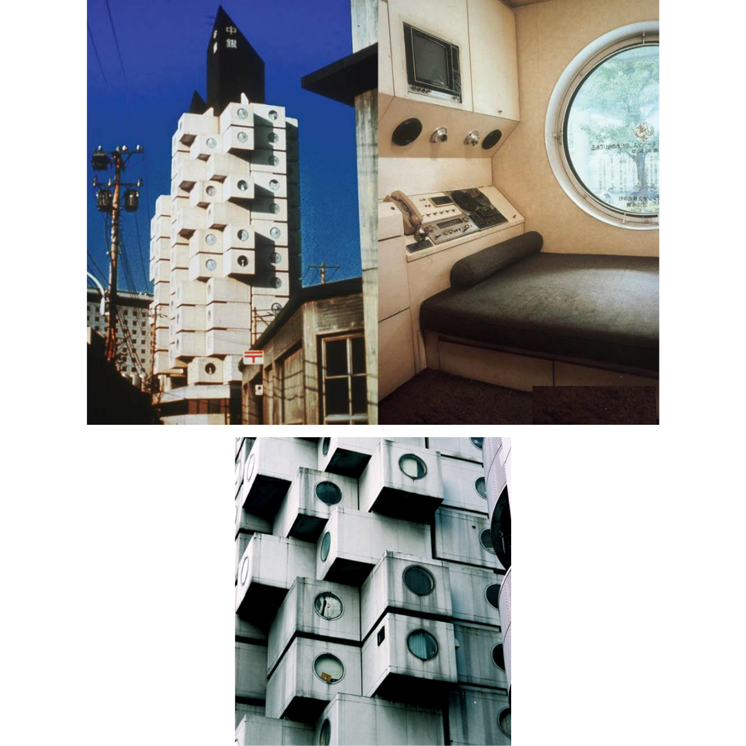 <p>Nakagin Capsule Tower</p>