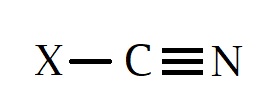 <p>X-CN (X = F, Cl, Br, I)</p>