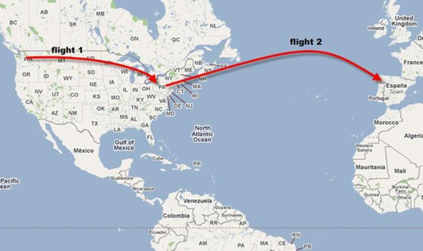 <p>a layover</p>