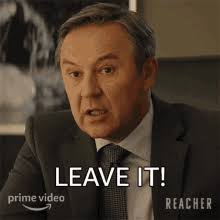 <p>leave it be</p>