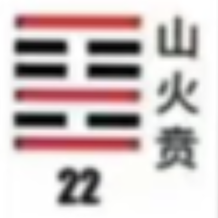 <p><strong>山火贵(贵卦)</strong></p>