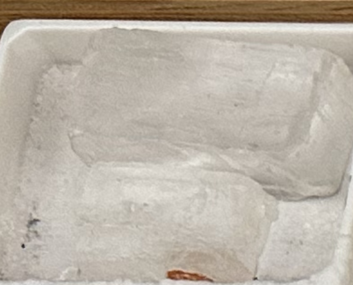 <ul><li><p>is literally salt (NaCl), is salty</p></li><li><p>white to light pink or tan</p></li><li><p>vitreous (glassy) luster</p></li><li><p>white streak</p></li><li><p>2.5 hardness (soft), feels light</p></li></ul><p></p>