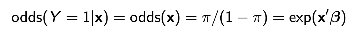 <p>$$\frac{\pi}{1-\pi}$$ </p>