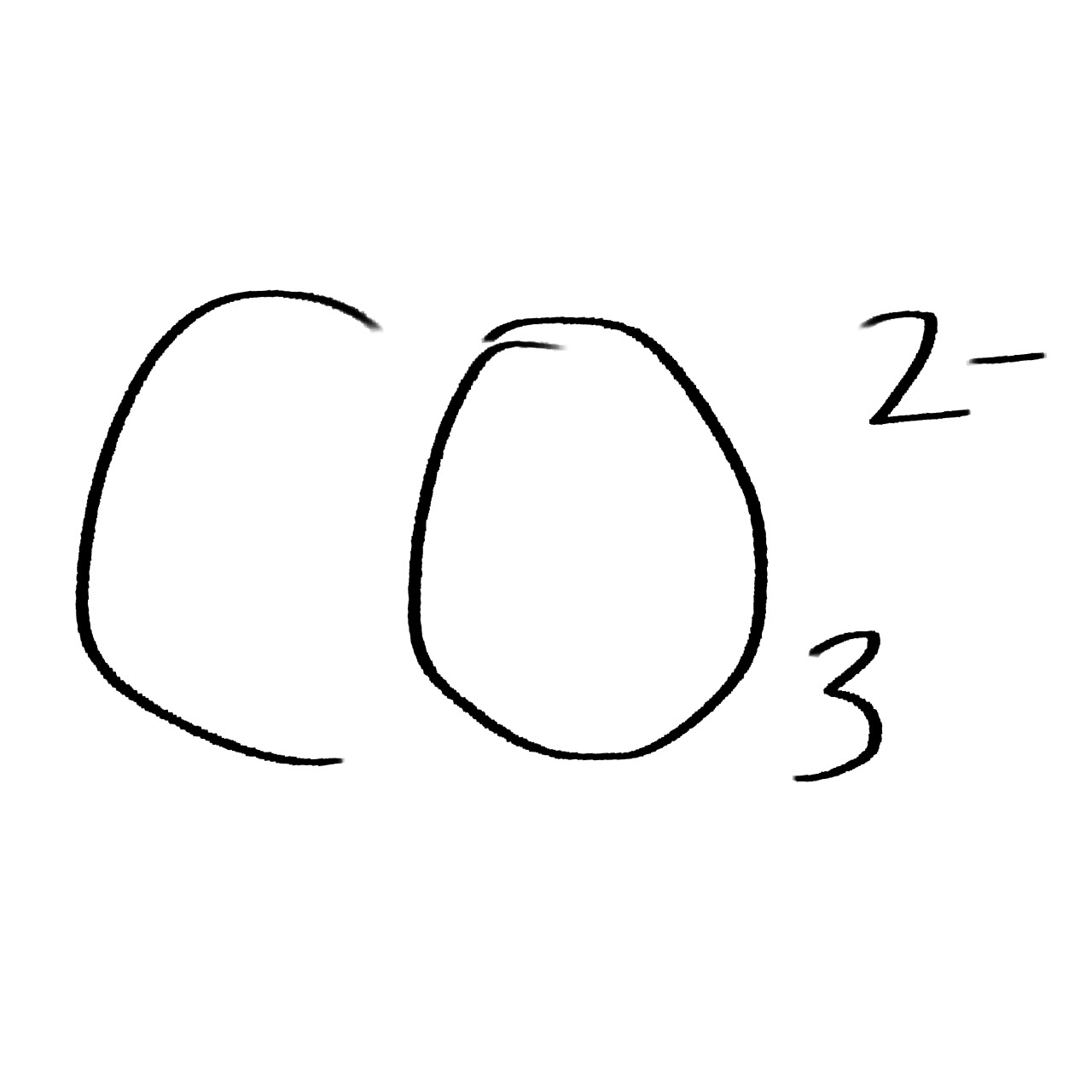 CO3 2-