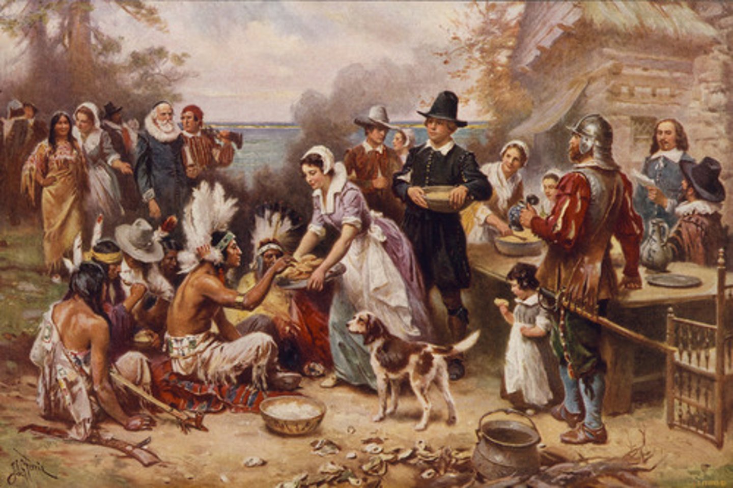 <p>-This British North American colony was known for the Puritan religious group that founded it, known as the Pilgrims and founded in the 1600's</p><p>-Situated in what became known as New England, its major city was Boston</p><p>-Its economy was based off of small farms, fishing, lumber, and lots of merchants who traded in the Triangular Trade with the Caribbean and Europeans</p>