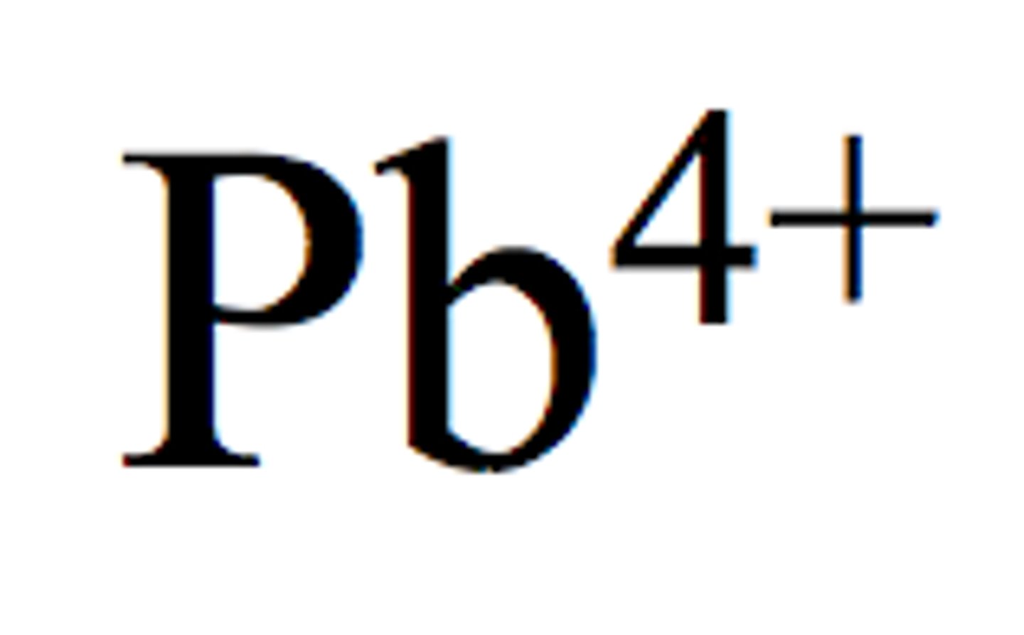 <p>Pb^{4+} </p>