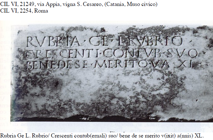 <p>CIL VI, via Appia, Roma</p>