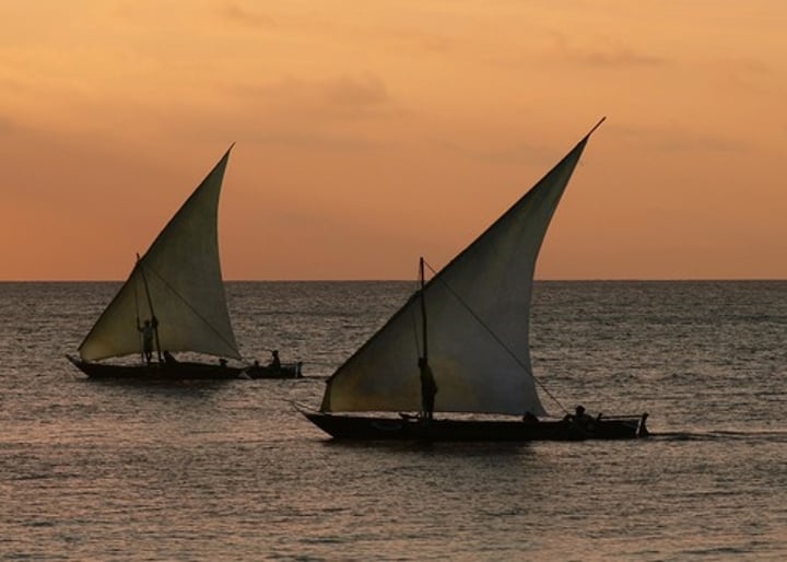 <p>Ship of small to moderate size used in the western Indian Ocean, traditionally with a triangular sail and a sewn timber hull.</p>