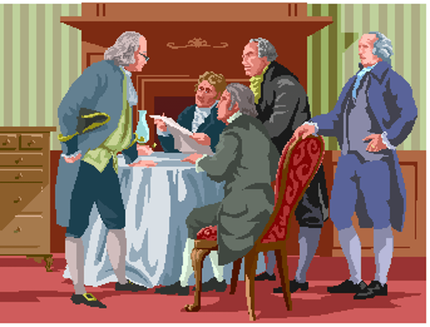 <p>Colonies organized groups dedicated to resistance to British laws</p>