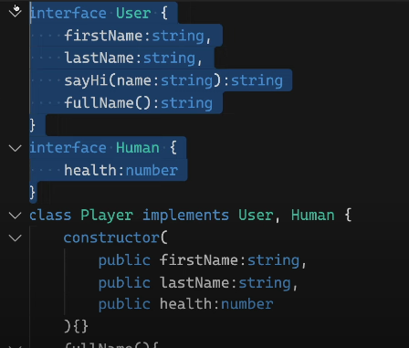implements the interface?