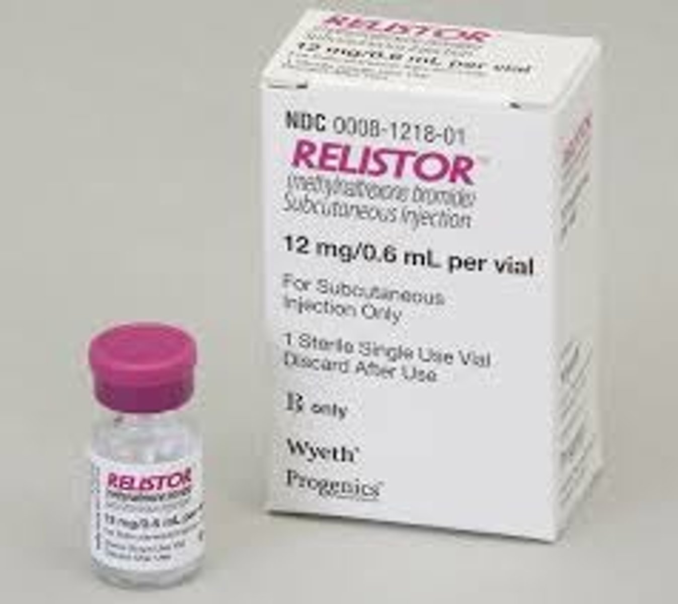 <p>Relistor</p><p>PAMORA= peripherally acting mu-opioid receptor antagonist</p><p>- does not pass BBB so allows opiates to work centrally but stops constipation</p><p>- tabs or subQ injection</p>