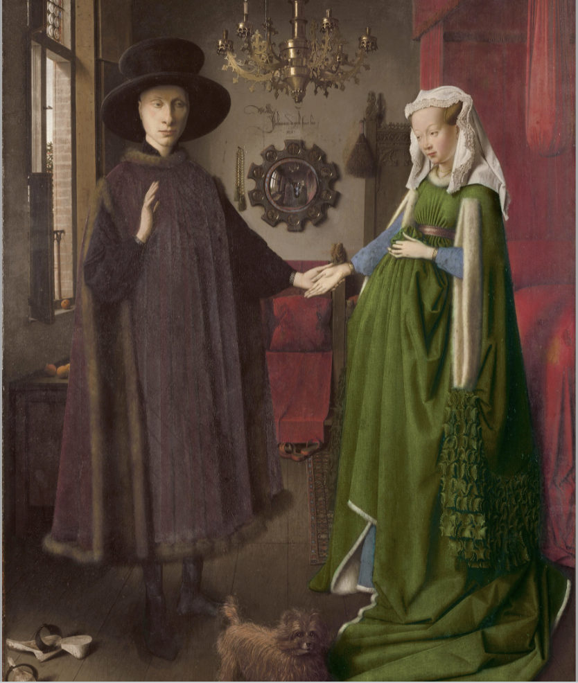  Portrait of Giovanni Arnolfini and His Wife ("Arnolfini Wedding Portrait") FACTS
