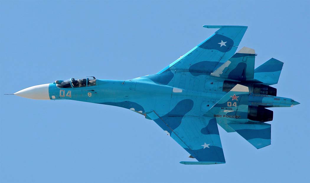 <p>FLANKER J, Sukhoi Su-27SM/2/3 (Single seat, Air brake, right mounted IRST, No canards, Smooth tail spike)</p>