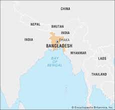 <p>Borders directly right of India</p>