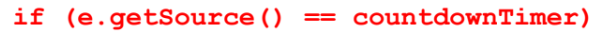 <p>Grabs the specified timer if there are multiple timers and runs the code below the if statement. </p>