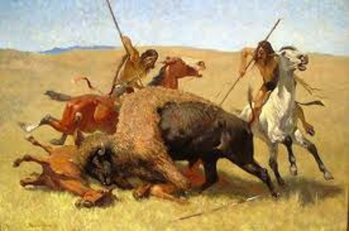 <p>They followed a way of life centered on THESE two animals. THIS allowed Native Americans to hunt more easily and to travel farther. THIS provided food, clothing, shelter, and other important items.</p>