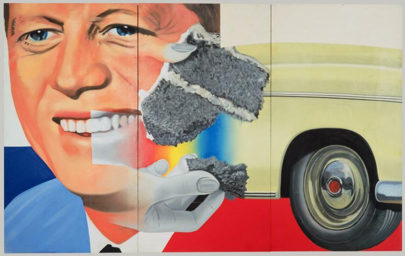 <p>‘Naam Kunstwerk’ (jaar) - kunstenaar</p>