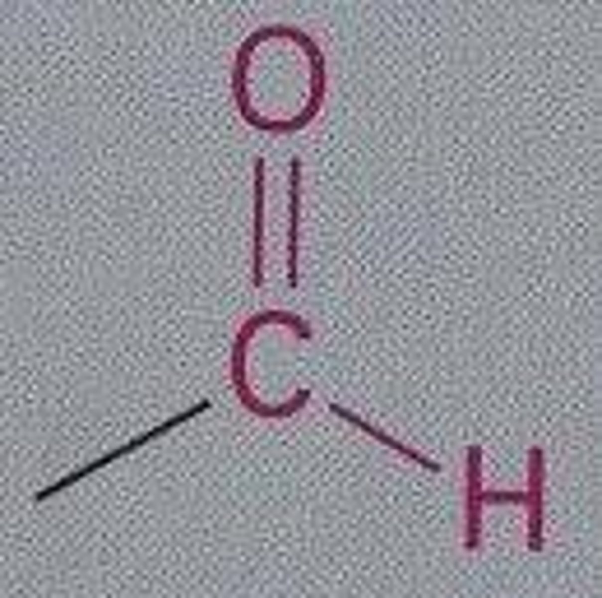 <p>An organic molecule with a carbonyl group located at the end of the carbon skeleton.</p>
