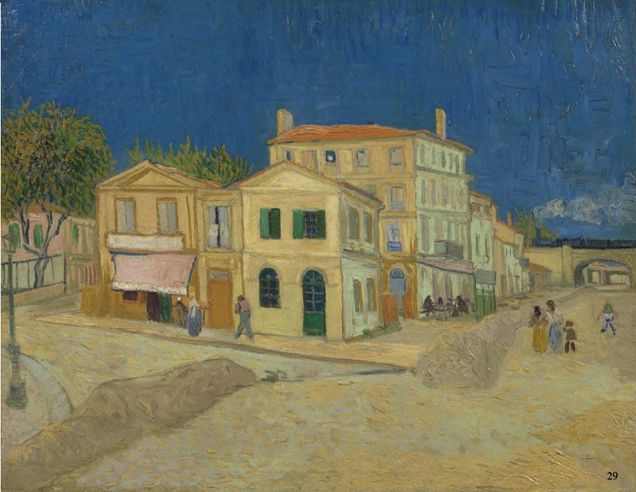 <p>Yellow House, Arles, Vincent Van Gogh Sep 1888</p>