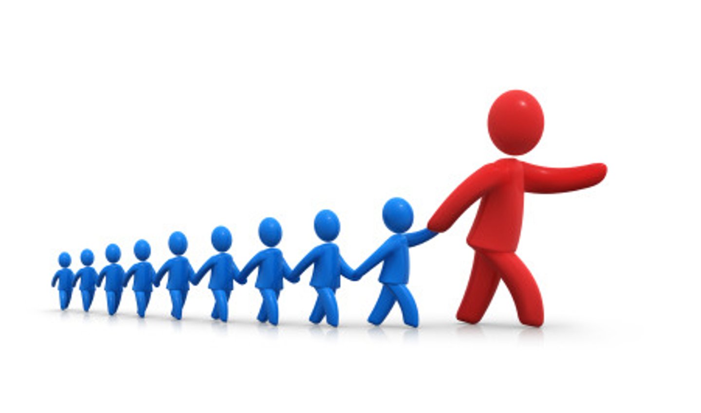<p>to lead</p>