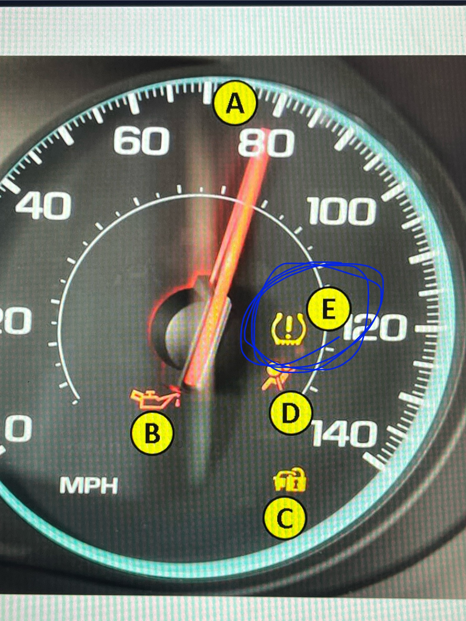 <p>Warns the driver if one or more tires are underinflated</p>