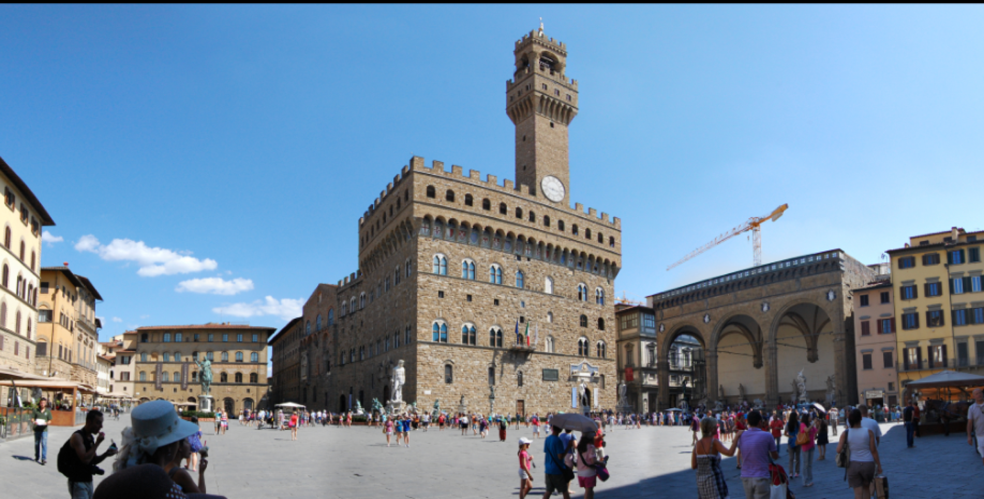 <p>describe the architecture of the <span style="background-color: transparent;"><span>Palazzo della Signoria and its significance </span></span></p>