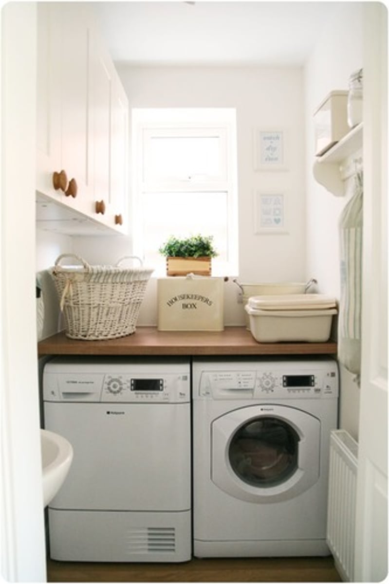 <p>a laundry room</p>